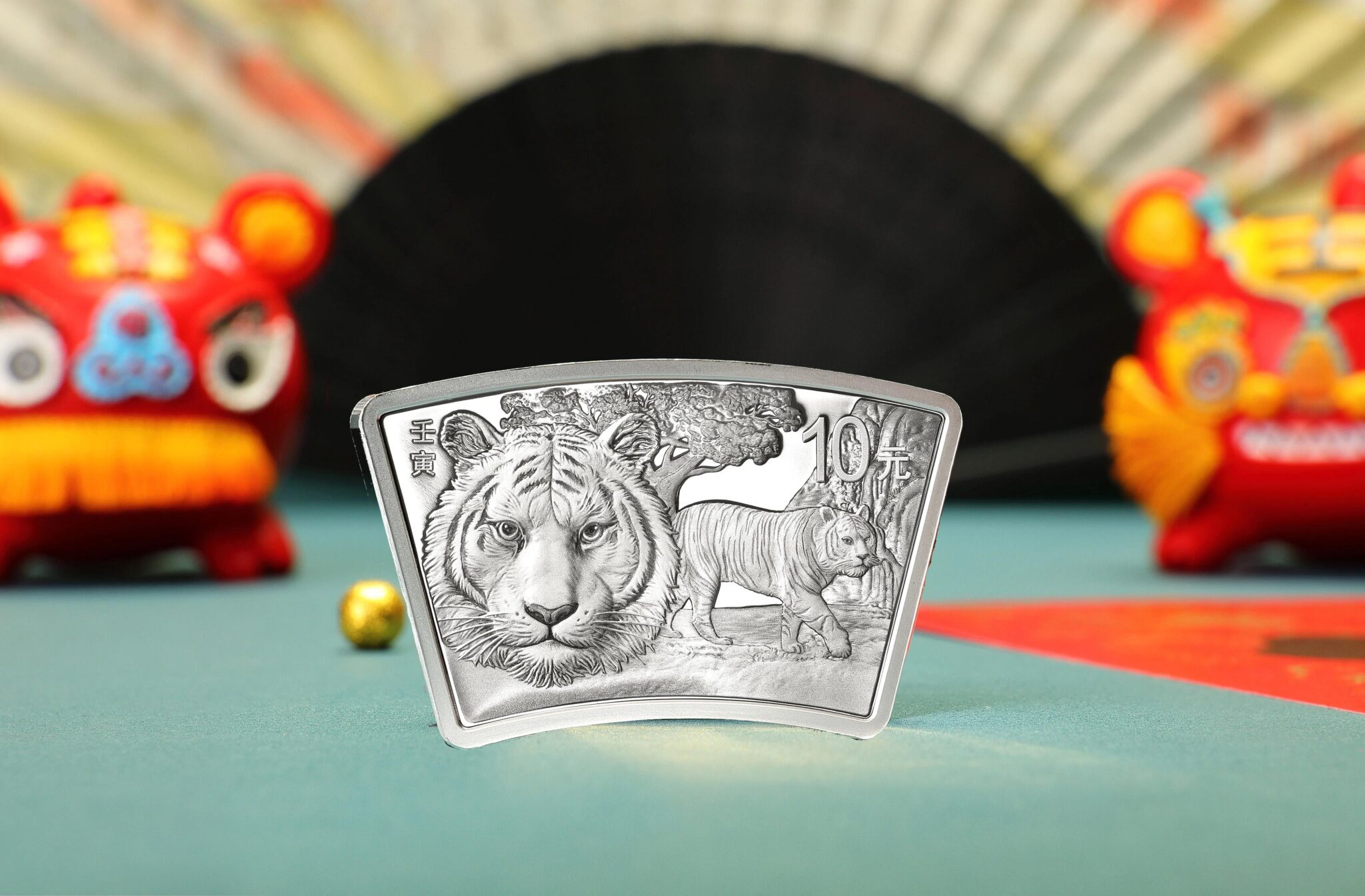 2022年扇形30克生肖虎年銀幣 NGCPF70 UC First Releases 民生錢幣